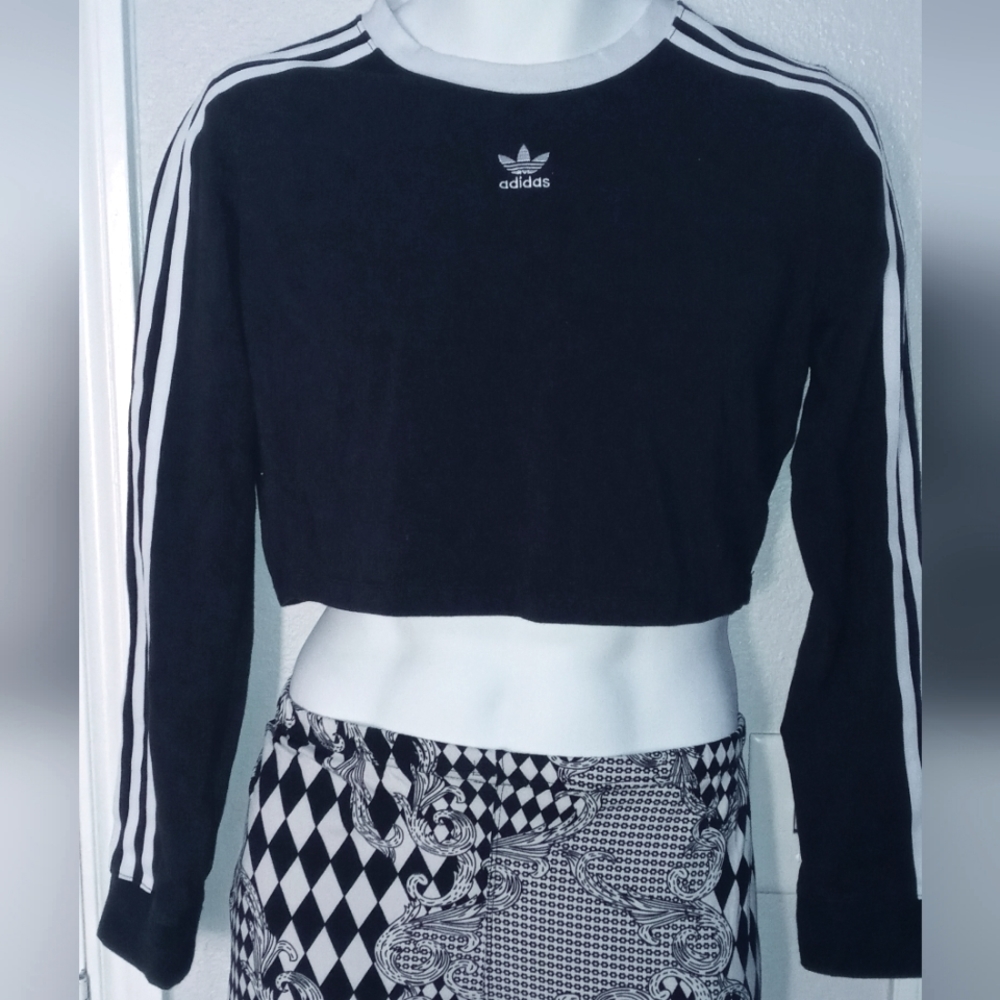 Adidas Originals Strict/Clash Cropped Long Sleeve
